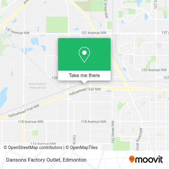Dansons Factory Outlet map