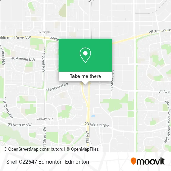Shell C22547 Edmonton map