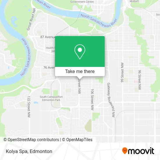 Kolya Spa map