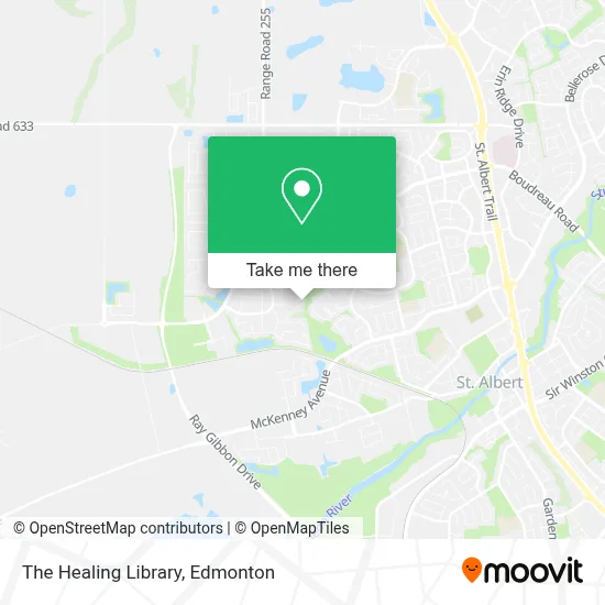 The Healing Library map