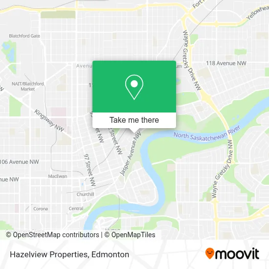 Hazelview Properties map