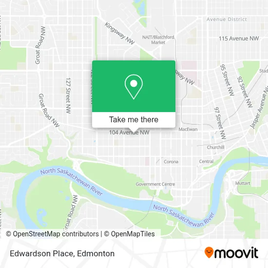 Edwardson Place map