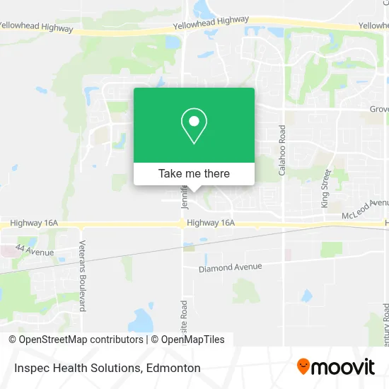 Inspec Health Solutions map