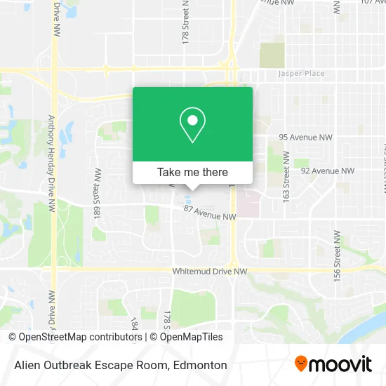 Alien Outbreak Escape Room map