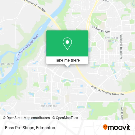 Bass Pro Shops map