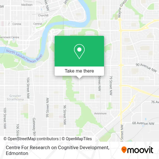 Centre For Research on Cognitive Development map