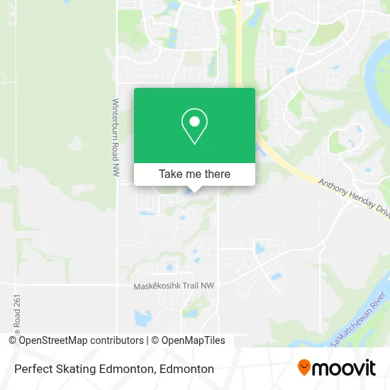 Perfect Skating Edmonton map