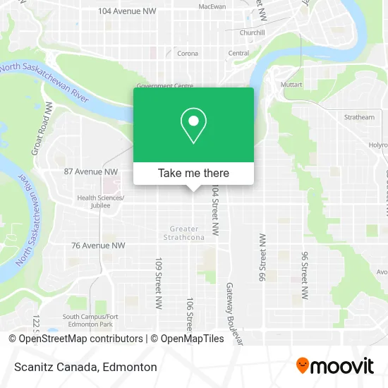 Scanitz Canada map