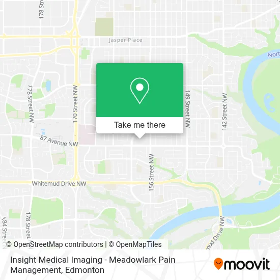 Insight Medical Imaging - Meadowlark Pain Management map