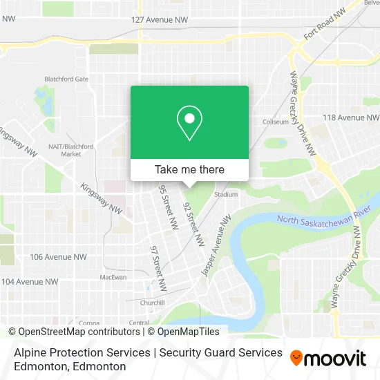 Alpine Protection Services | Security Guard Services Edmonton map