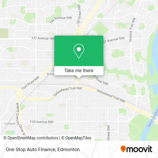 One Stop Auto Finance map