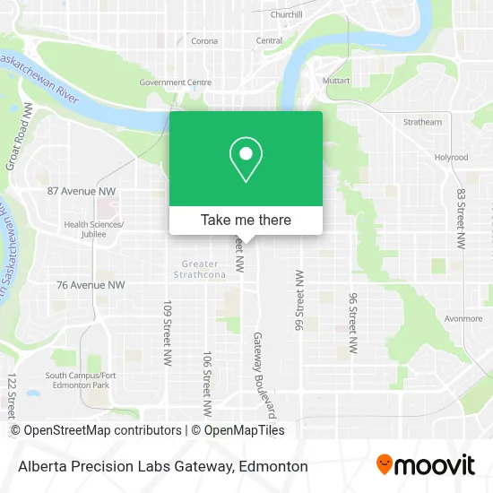 Alberta Precision Labs Gateway map