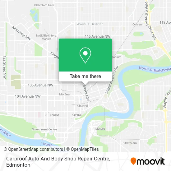 Carproof Auto And Body Shop Repair Centre map