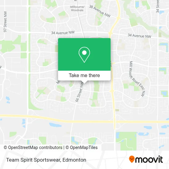 Team Spirit Sportswear map