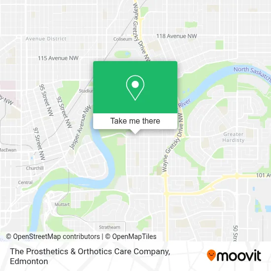The Prosthetics & Orthotics Care Company map