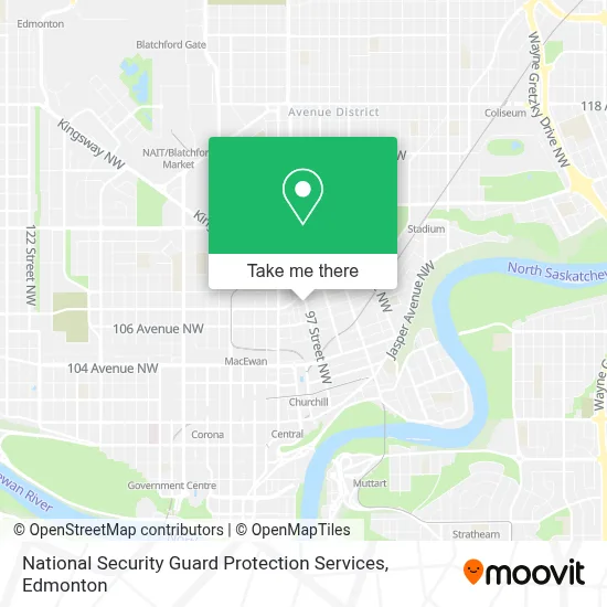National Security Guard Protection Services map
