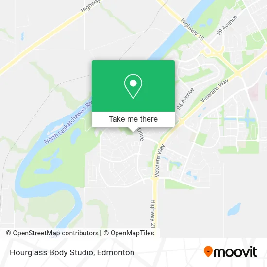 Hourglass Body Studio map