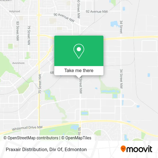 Praxair Distribution, Div Of map