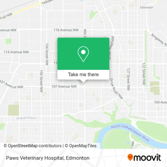 Paws Veterinary Hospital map