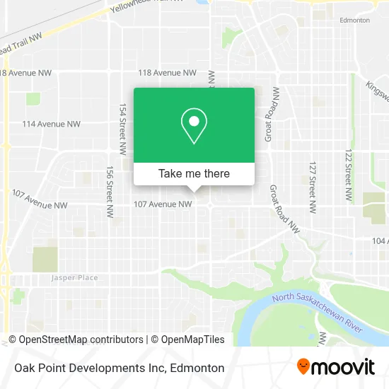 Oak Point Developments Inc map
