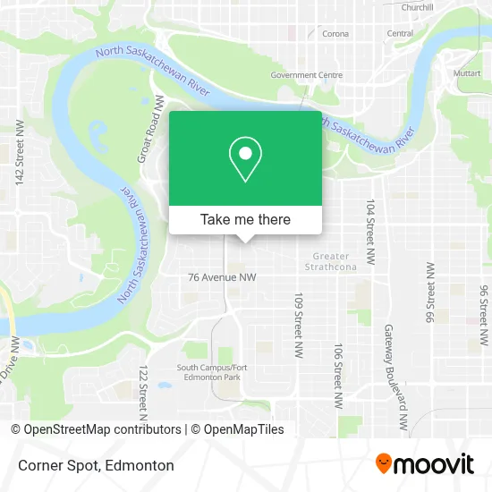 Corner Spot map