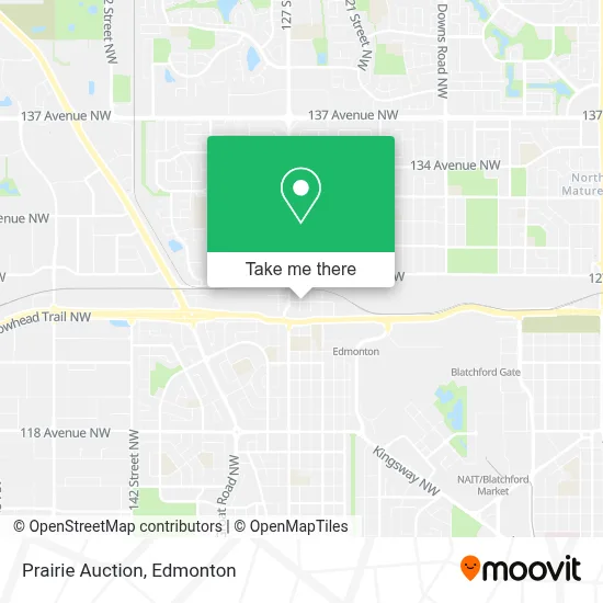 Prairie Auction map