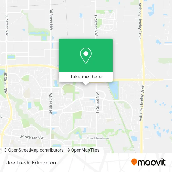 Joe Fresh map