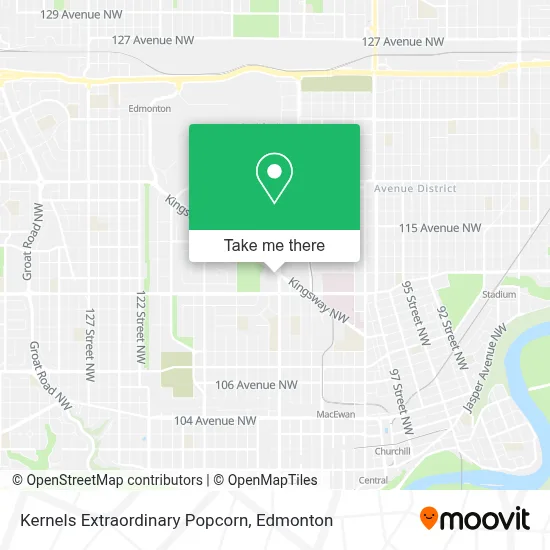 Kernels Extraordinary Popcorn map