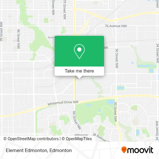Element Edmonton map