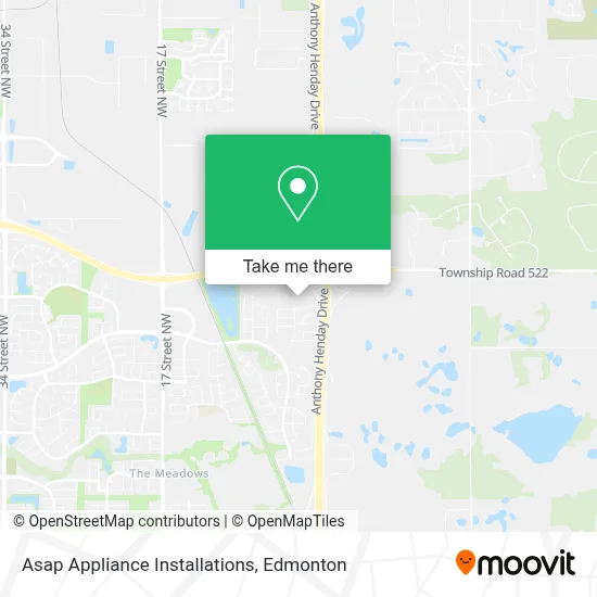 Asap Appliance Installations map