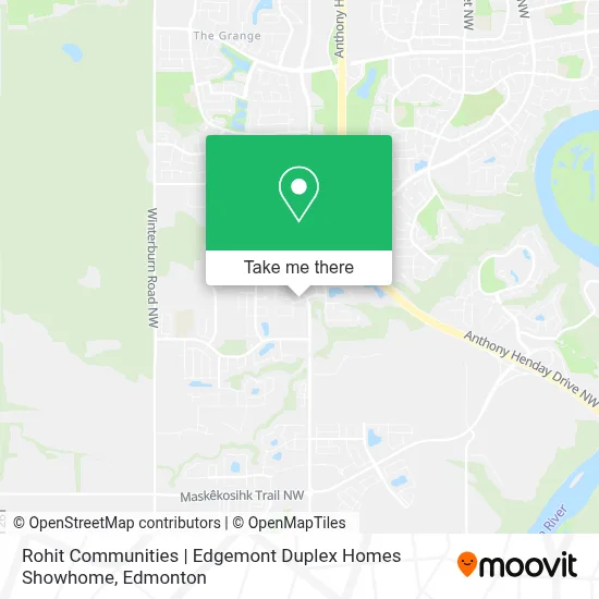 Rohit Communities | Edgemont Duplex Homes Showhome map