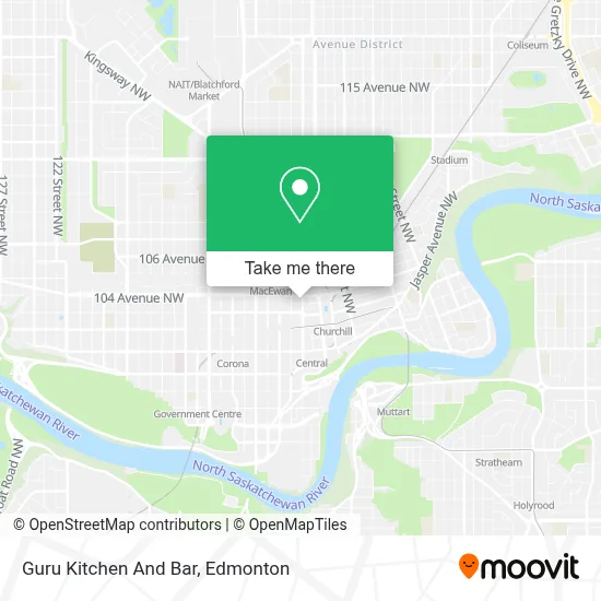 Guru Kitchen And Bar map