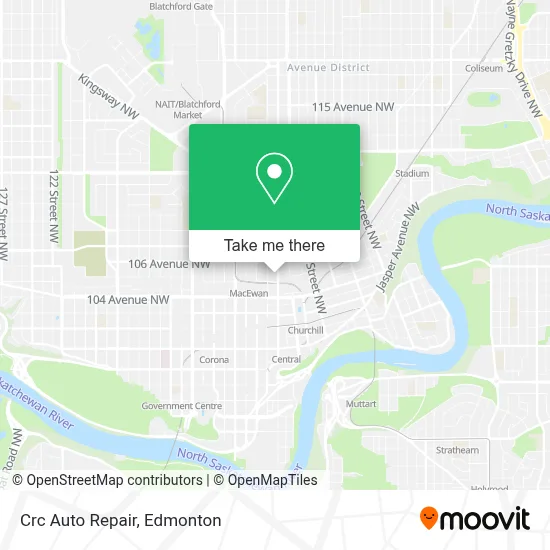 Crc Auto Repair map