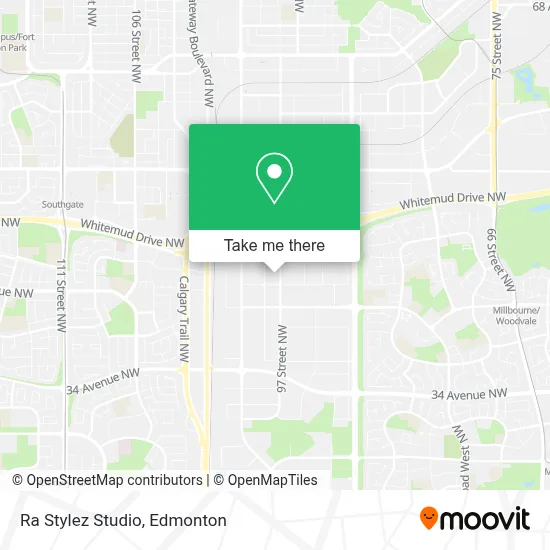 Ra Stylez Studio map
