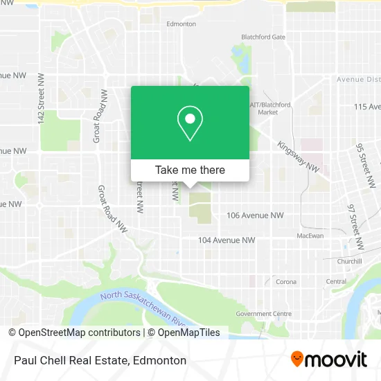 Paul Chell Real Estate map