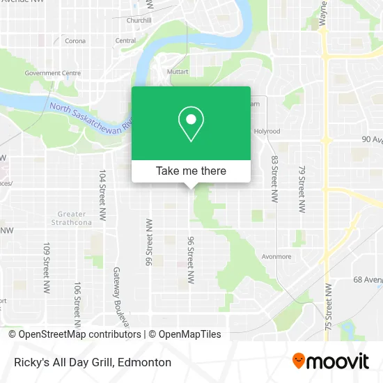 Ricky's All Day Grill plan