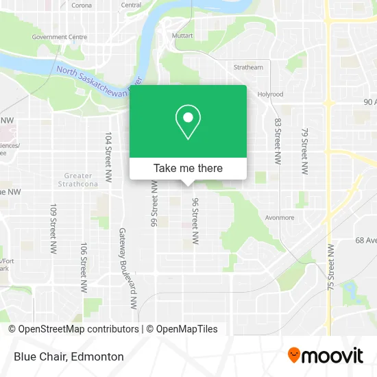Blue Chair map