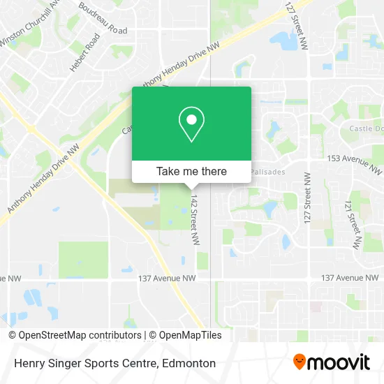 Henry Singer Sports Centre map