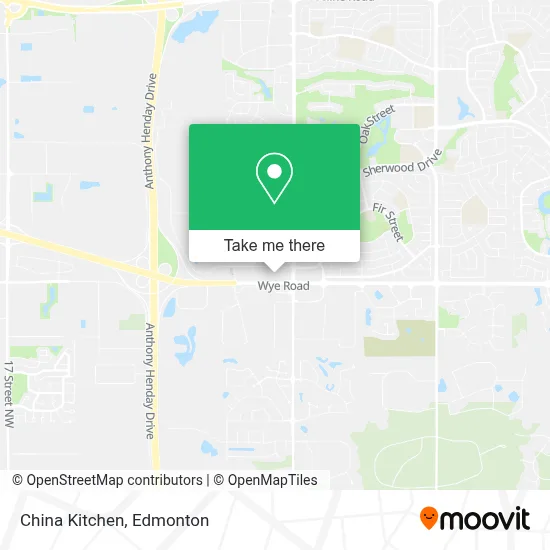 China Kitchen map