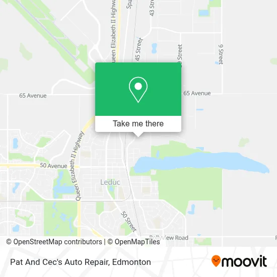 Pat And Cec's Auto Repair map