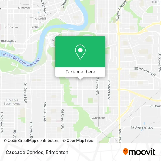 Cascade Condos map