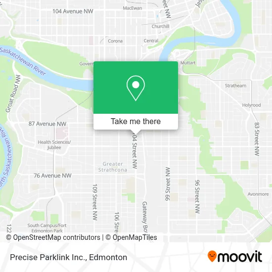 Precise Parklink Inc. map