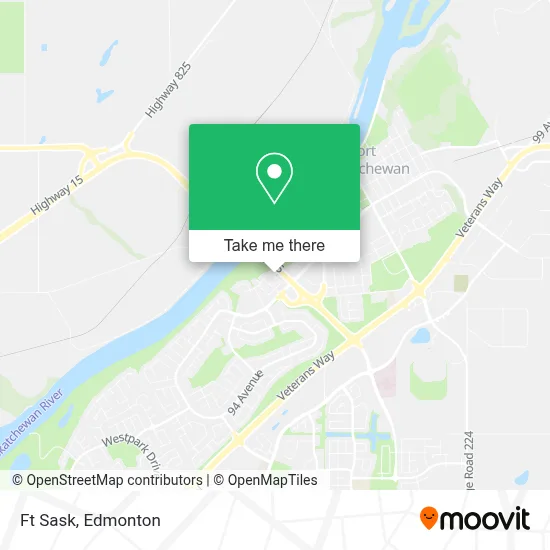 Ft Sask map