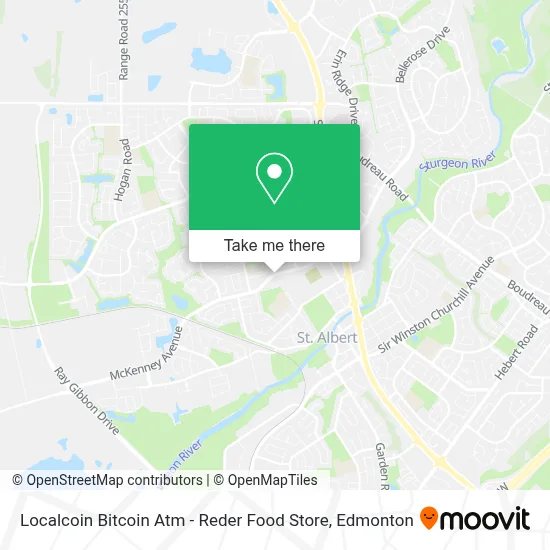 Localcoin Bitcoin Atm - Reder Food Store map