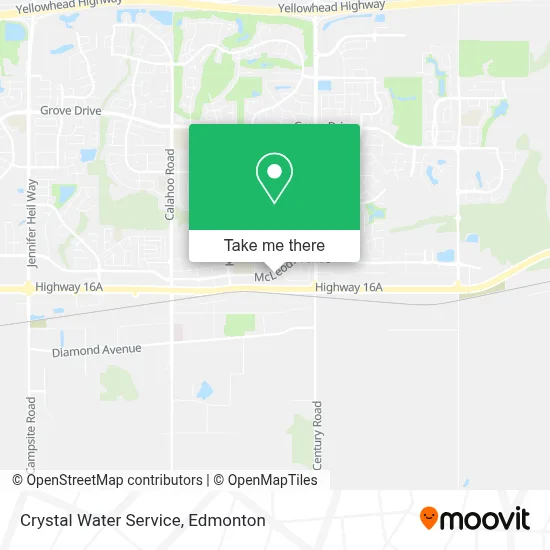 Crystal Water Service map
