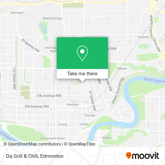 Dq Grill & Chill map