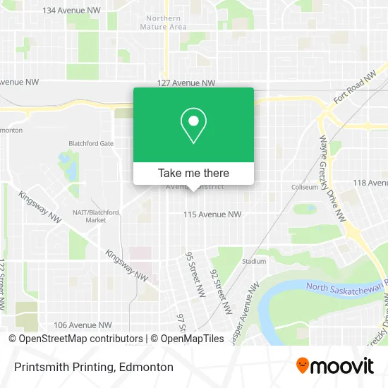 Printsmith Printing map