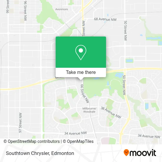 Southtown Chrysler map