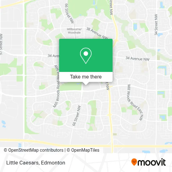 Little Caesars map