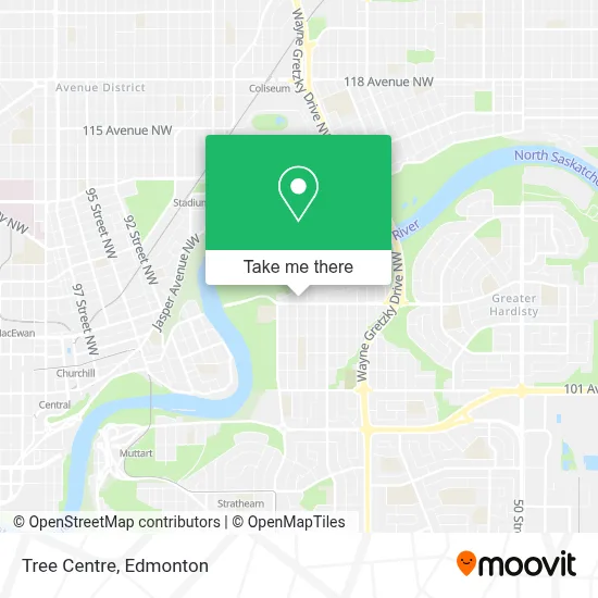 Tree Centre map